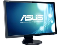MT ASUS LCD LED 23.6 "VE247H, Wide, analog / DVI / HDMI 1920x1080, 2ms, 300cd / m2, 1000/10 miles. 1, repro, black