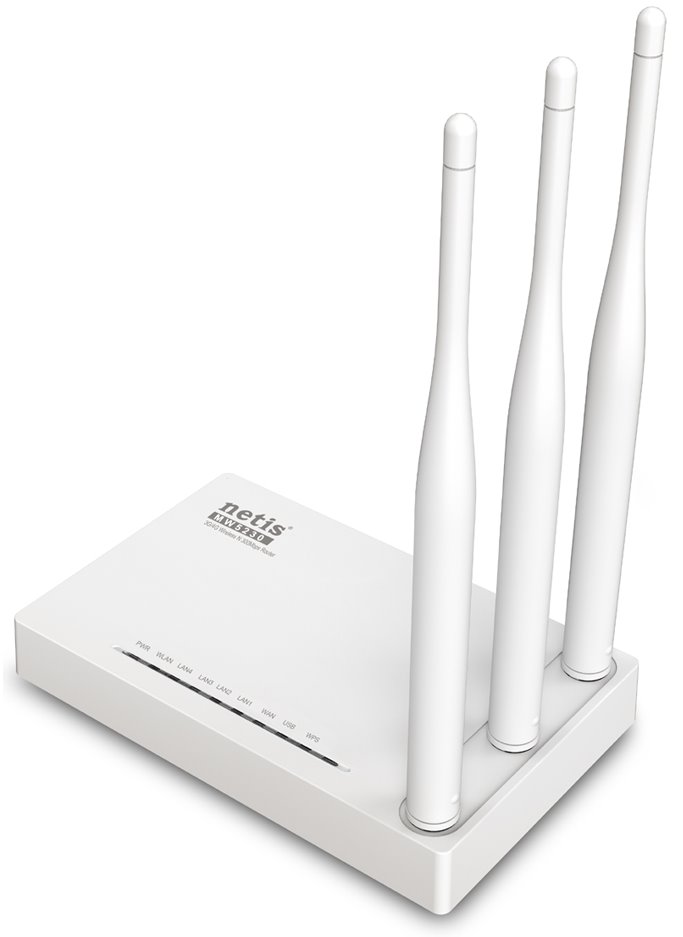 Netis MW5230 3G/4G Router, 300Mbps, 3x 5dBi fixed antenna