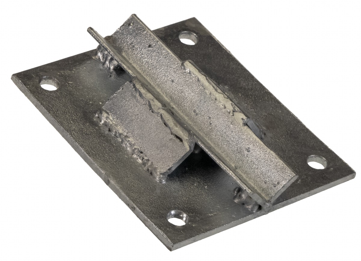 Pole clutch one-sided + 2x U-Bolt 100mm