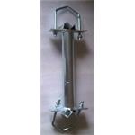 Pole holder 35cm,d=48mm, + 2x U-Bolt 100mm