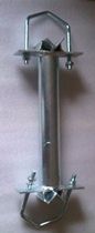 Pole holder 50cm,d=48mm, + 2x U-Bolt 150mm