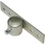 Pole holder for diameter 48mm, direct wall-mount, longer strap