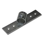 Pole holder for diameter 60mm - 45°, left