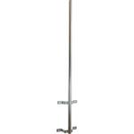Pole mast with fixed mount, height 2m, d=35mm