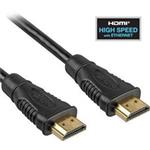 PremiumCord HDMI High Speed + Ethernet kabel, zlacené konektory, 5m