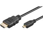 PremiumCord Kabel HDMI A - HDMI micro D, 1m