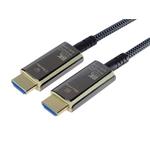 PremiumCord Ultra High Speed HDMI 2.1 optický fiber kabel 8K@60Hz,zlacené 10m