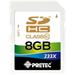 PRETEC Secure Digital SDHC 233x Class 10 (31 megabytes / s, 11 megabytes / s) - 8 gigabytes