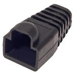 Protective cap for RJ45 with latch protection, black color