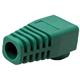 Protective cap for RJ45 with latch protection, green color