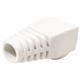 Protective cap for RJ45 with latch protection, white color