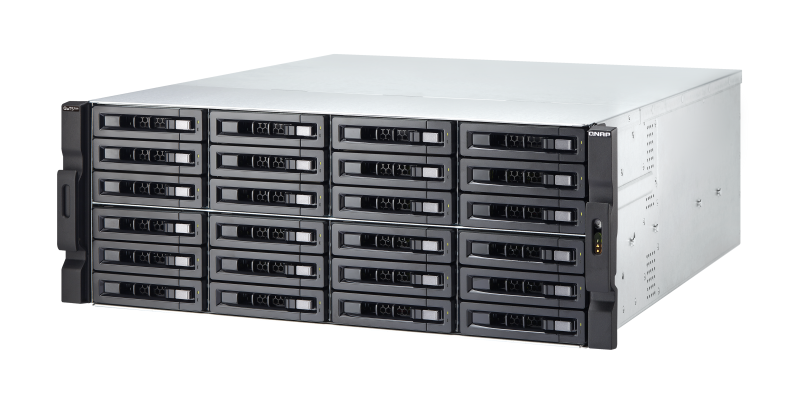 QNAP TS-h2483XU-RP-E2236-128G (Xeon 4,8GHz, ZFS, 128GB ECC RAM, 24x SATA, 4x GbE, 2x 10GbE SFP+)