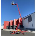 Rental of a 15m trailer mounted boom lift for 1 day