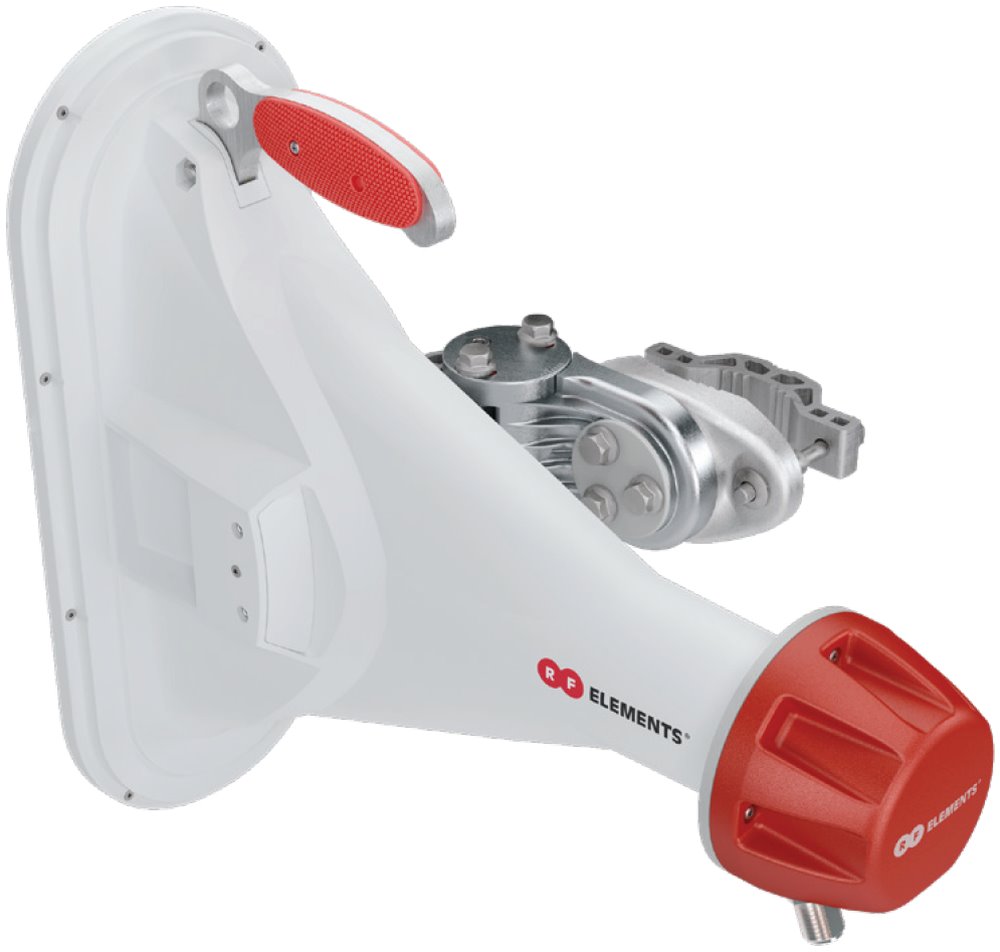 RF elements Asymmetrical Horn Antenna Carrier Class, 5GHz, 16dBi, 90