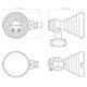 RF elements Symmetrical Horn Antenna Carrier Class, 5GHz, 13dBi, 60° - Bazar