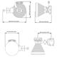 RF elements Symmetrical Horn Sector antenna with TwistPort, 5GHz, 18dBi, 30°, Gen3