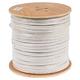 RG6 Coaxial Cable Cu coil (75 ohm) + UTP white - 1 m white - carpeting