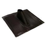 Roof tile for pole 55mm, 45x40cm, black