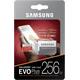 Samsung Micro SDXC karta 256GB EVO Plus + SD adaptér