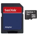 SanDisk microSD Card Photo - four gigabytes adapter
