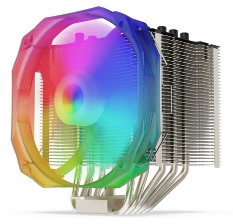 SilentiumPC chladič CPU Fortis 3 EVO ARGB HE1425/ ultratichý/ 140mm fan/ 5 heatpipes/ ARGB/ PWM/ pro
