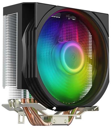 SilentiumPC chladič CPU Spartan 5 MAX ARGB / ultratichý / 120mm fan ARGB / 4 heatpipes / PWM / Intel