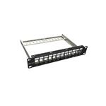 Solarix 10" modulární neosazený patch panel 12 portů 1U