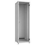 Solarix cabinet LC-50 24U, 600x600 RAL 7035, glass door