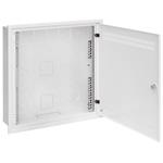 Solarix cabinet SOHO LC-18 in-wall with rails 2U, 4U a 11U, 550x550x150mm, white, in-wall frame