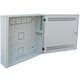 Solarix cabinet SOHO LC-18 on-wall with rails 2U, 4U a 11U, 550x550x150mm, white