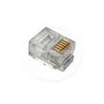 Solarix connector RJ12 CAT3 UTP 6p6c for stranded wire