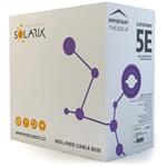 Solarix ethernet cable CAT5E UTP LSOH 305m box