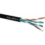 Solarix ethernet cable CAT5E UTP PE outdoor, gel, 305m box