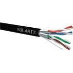 Solarix ethernet cable CAT6A STP PE outdoor 500m reel