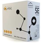 Solarix instalační kabel CAT5E UTP PE venkovní 305m box