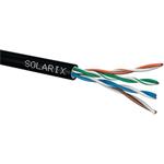 Solarix instalační kabel CAT5E UTP PE venkovní gelový 305m box