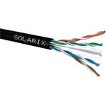 Solarix instalační kabel CAT6 UTP PE venkovní 500m cívka