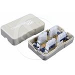 Solarix junction box CAT6 UTP 8p8c LSA+/Krone