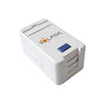 Solarix modular socket on surface for 1 keystone, white SXMO-1-0-WH