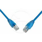 Solarix patch cable CAT5E SFTP PVC 0,5m blue snag-proof