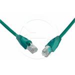 Solarix patch cable CAT5E SFTP PVC 10m green snag-proof