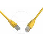 Solarix patch cable CAT5E SFTP PVC 10m yellow snag-proof