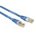 Solarix patch cable CAT5E UTP PVC 0,5m blue non-snag-proof