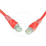 Solarix patch cable CAT5E UTP PVC 0,5m red snag-proof