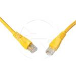 Solarix patch cable CAT5E UTP PVC 0,5m yellow snag-proof