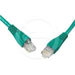 Solarix patch cable CAT5E UTP PVC 10m green snag-proof