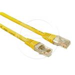 Solarix patch cable CAT5E UTP PVC 2m yellow non-snag-proof