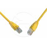 Solarix patch cable CAT6 SFTP PVC 0,5m yellow snag-proof