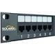 Solarix patch panel 24 x RJ45 CAT6 UTP, black, 1U