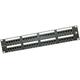 Solarix patch panel 48 x RJ45 CAT5E UTP 150 MHz, black, 2U